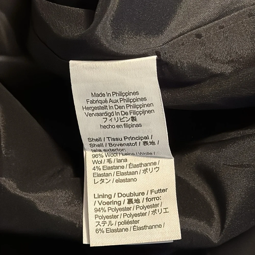 J.Crew Side-slit shift dress in Italian stretch wool BY789